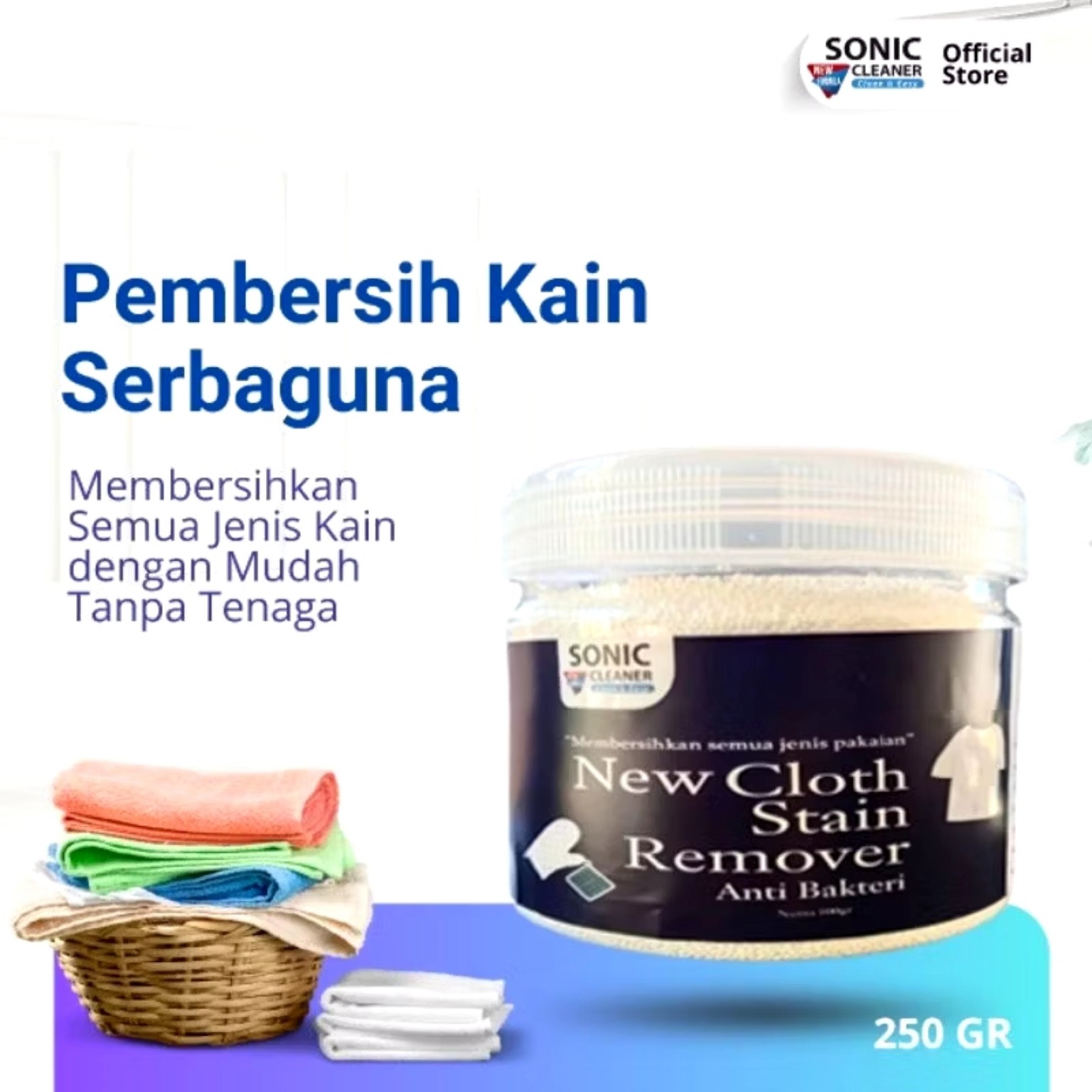 Sonic Cloth Stain Remover